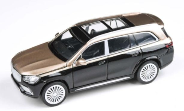 PAR 65303 1:64 Maybach GLS (RHD) Diecast Model Replica in Obsidian Black/Gold