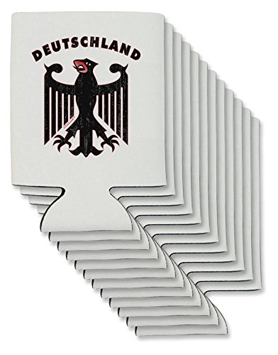 TooLoud Bundeswehr Logo Deutschland Can/Bottle Insulator Coolers - 12 Pieces