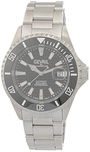 Gevril Men's Chamber Swiss Automatic, 316L Stainless Steel Bracelet Watch