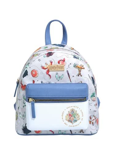 Hot Topic Harry Potter Watercolor Icons Mini Backpack