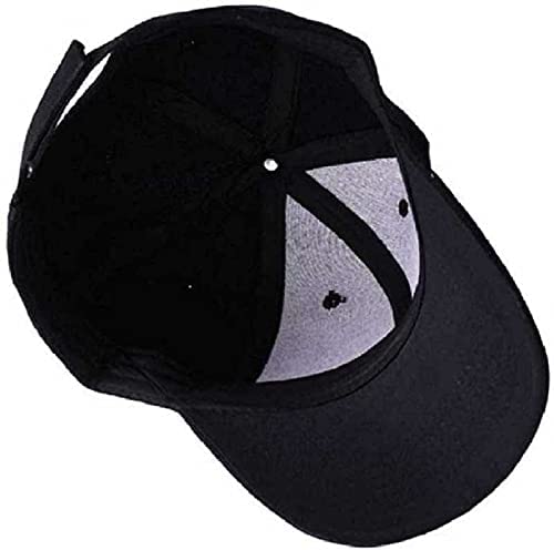 Sba prime Black Baseball Cap, Athletic Baseball Fitted Cap, Buckle Closure Adjustable Dad Hat, Classic Plain Sports Hat, Unisex - 1006 4