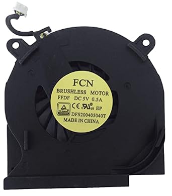 wangpeng New Laptop CPU Cooling Fan for 4H1RR Dell Latitude E6410 E6510 CPU Cooling Fan Discrete 04H1RR DC280007TVL