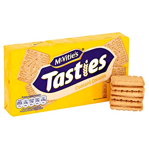 McVitie's Tasties Custard Creams Biscuits, 300 g (Pack of 1)