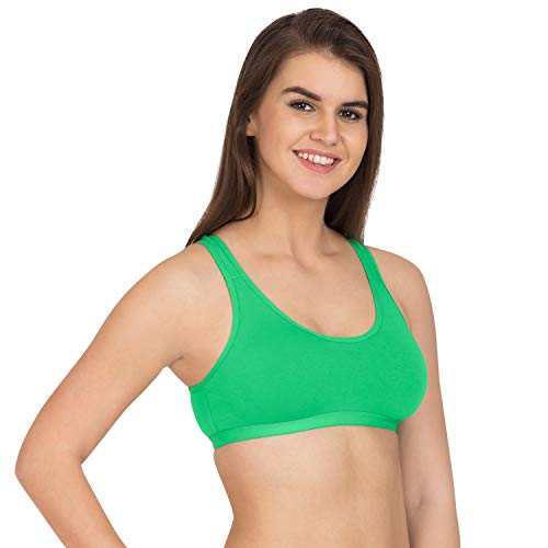 Image of Tweens - Lightly Padded Sports Bra - Racer Back - Wirefree - Full Coverage - Seamless Bra
