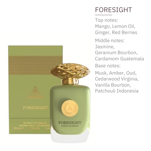 Foresight Extrait De Perfume 100ml by Auraa Desire Future Collection - Strong Fruity Floral Fragrance - Unisex Perfume - Mango Lemon Pink berries Ginger Scents Long Lasting Eau de Parfum - Image 4