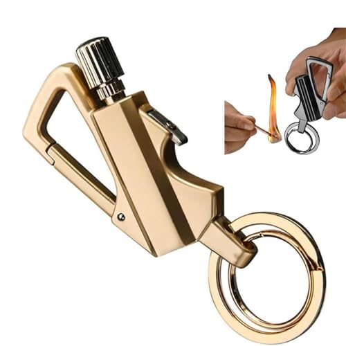 Briquet porte-clés Forever Match avec décapsuleur multifonction, allumettes étanches réutilisables, s'allume à tout moment, n'importe où, adapté à la survie en extérieur, adapté aux hommes(A)