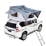 Tente de Toit pour 4 Personnes Tente de Toit de Voiture Tente de Toit à Coque Dure en ABS pour Camping 4X4