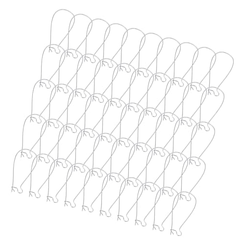 50 ganchos portátiles para pendientes, cables resistentes a las alergias, ganchos únicos adecuados para pieles sensibles, componentes de aretes de moda