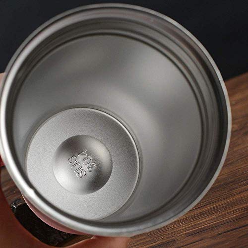 LWX Taza Termo de café de Acero Inoxidable de 380 ml / 510 ml, frascos de vacío portátiles para Coche, Taza térmica de… - Imagen 5
