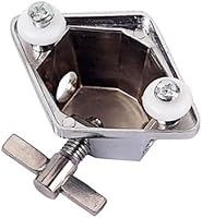 Vista 5 de Alnicov Soporte de estante de soporte de pierna de tambor de Tom para accesorios de piezas de tambor de Tom