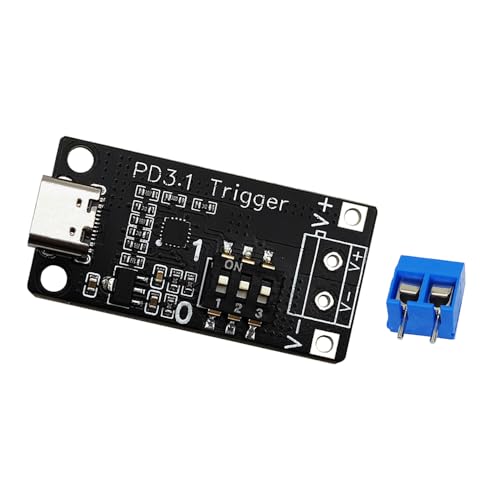 Image of 1PCS Type-C PD3.0 /3.1 QC Trigger 5V 9V 12V 15V 20V 28V 5A Adjustable Voltage Fast Charge Power Trigger Module USB-C Female Input