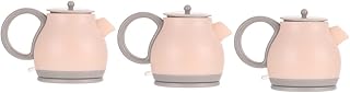 TOYANDONA 3 Pçs Casa De Boneca Chaleira Elétrica Mini Chaleira Mini Brinquedos Mini Chaleira De Água Chaleira Elétrica Em Miniatura Cena Chaleira De Chá Dollhous Ewater Chaleira Em