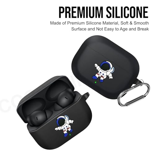 Image of Soft Silicone Case Cover Compatible for Nord Buds 3r (2025) -Blue Astronaut