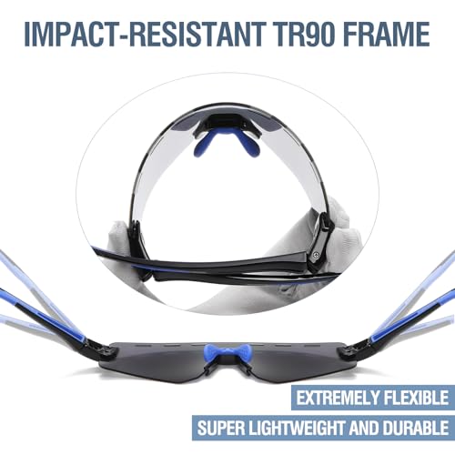 Image of DUCO Polarized Sports Sunglasses for Men Women Driving Cycling Mountain Bike Fishing Running Golf Sun Glasses DC0049
