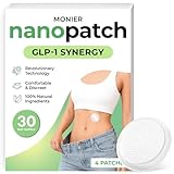 Nano GLP-1 Patches for Women & Men | GLP1 Patch with Berberine, L-Glutamine, Garcinia Cambogia, Resveratrol | 30 Days Supply