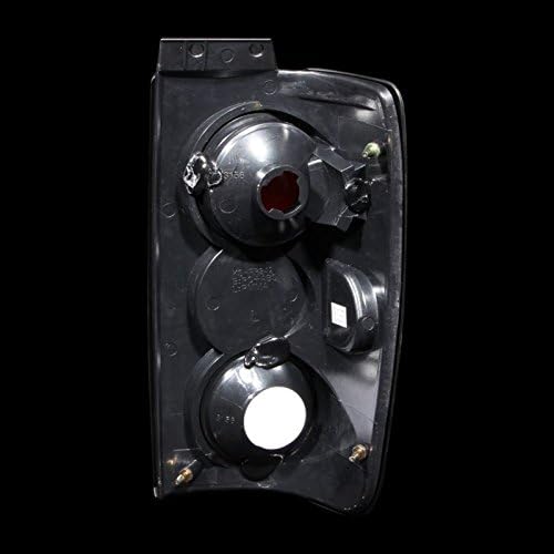 Black Euro Tail Lights Assembly Set for Ford Expedition - (Pair) Driver Left and Passenger Right Side Replacement
