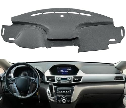 AKMOTOR Dash Cover Mat Custom Fit for Honda Odyssey,Dashboard Pad Cap Carpet Protector K...