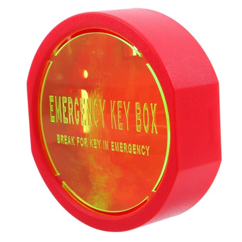 UTHCLO Cassetta di Sicurezza per Porta di Emergenza Serratura a Chiave Scatola Portachiavi in Plastica Resistente Compatta per Chiavi e Tessere per Evacuazioni e Sicurezza Domestica