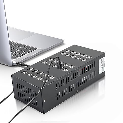 60-Port USB Charging Station with Intelligent Protection