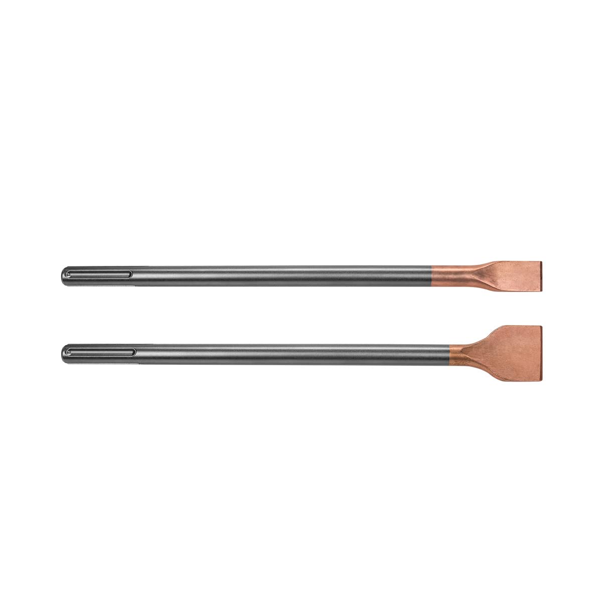 SDS Max Cincel Plano - Alto Afilado - Duradero - Amplia Aplicación - Aplicación Universal - Compatible con Martillos Perforadores SDS Plus - 350x75mm
