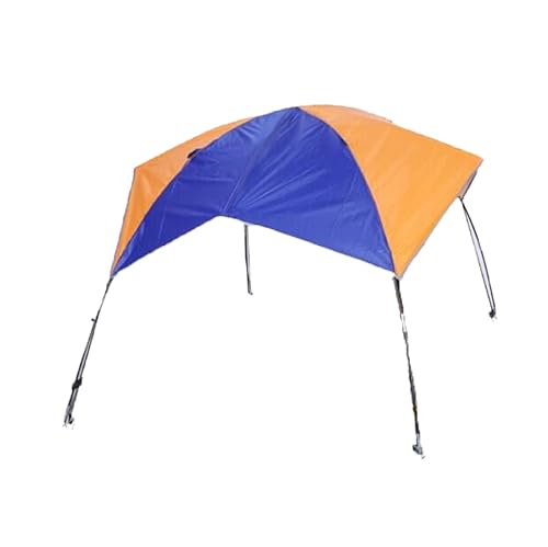 sevend plegable toldo para hinchable barco (3 personas); sol refugio tienda de pesca (barco No Incluidas) Cover