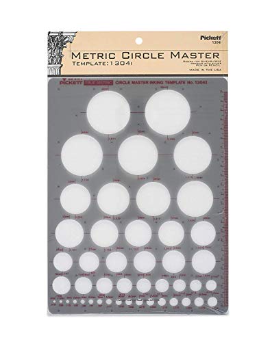 Pickett Metric Circle Master Template (1304I)