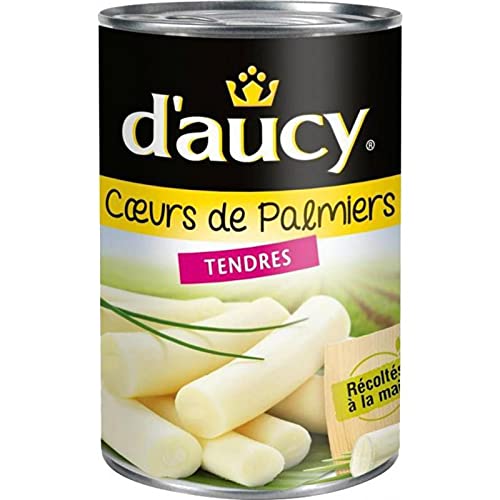 D'aucy - Corazones de palmeras, 400 g (lote de 5)