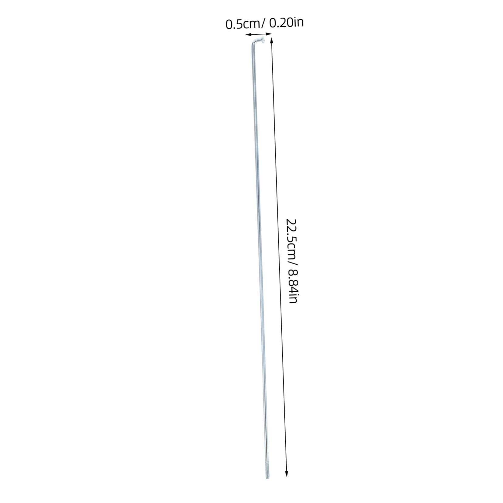 Mikikit 36pcs J Bend Bicycle Spokes Bike Replacement for Mountain Road Electric Bikes Durable User Friendly Design for Enhanced Riding Stability