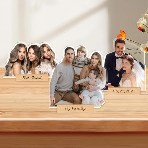 Custom Photo Sculpture, Personalized Acrylic Photo Cutout & Family Keepsake Statue, Unique Portrait Gift for Weddings, Anniversaries, or Special Occasions, for Loved Ones