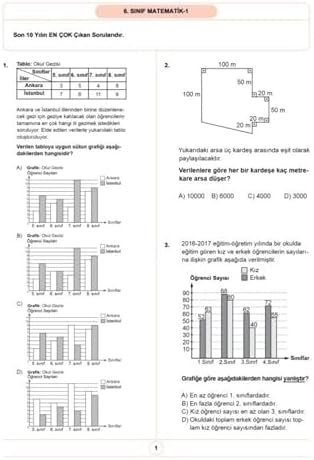 2026 6. Sınıf Bursluluk Sınav Seti (6 Fasikül Kitap) - Görsel 5