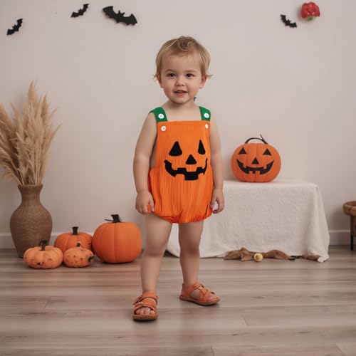 YINGISFITM My First Thanksgiving Baby Boy Outfit Newborn Turkey Onesie Bubble Romper Corduroy Overalls Thanksgiving Clothes2