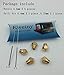 Kweiny MK10 Nozzle for 3D Printer Makerbot and Extruder Cleaning Tools M7 Thread 0.4mm Brass Nozzle
