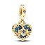 Golden Pumpkin Carriage Pendant
