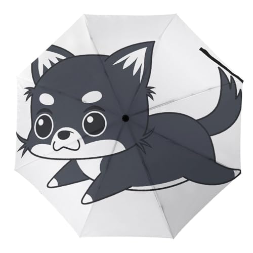 Parapluie pliable pour chien contre la pluie et les tempêtes de vent
