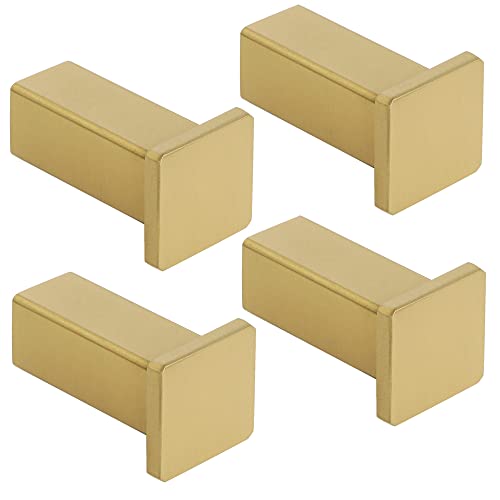 Sayayo Modern Gold Coat Hooks For Wall, Robe Hooks Towel Holder For Bathrooms, Heavy Duty Wall Hooks For Hanging, Sus 304 Stainless Steel 4 Packs #TOP26