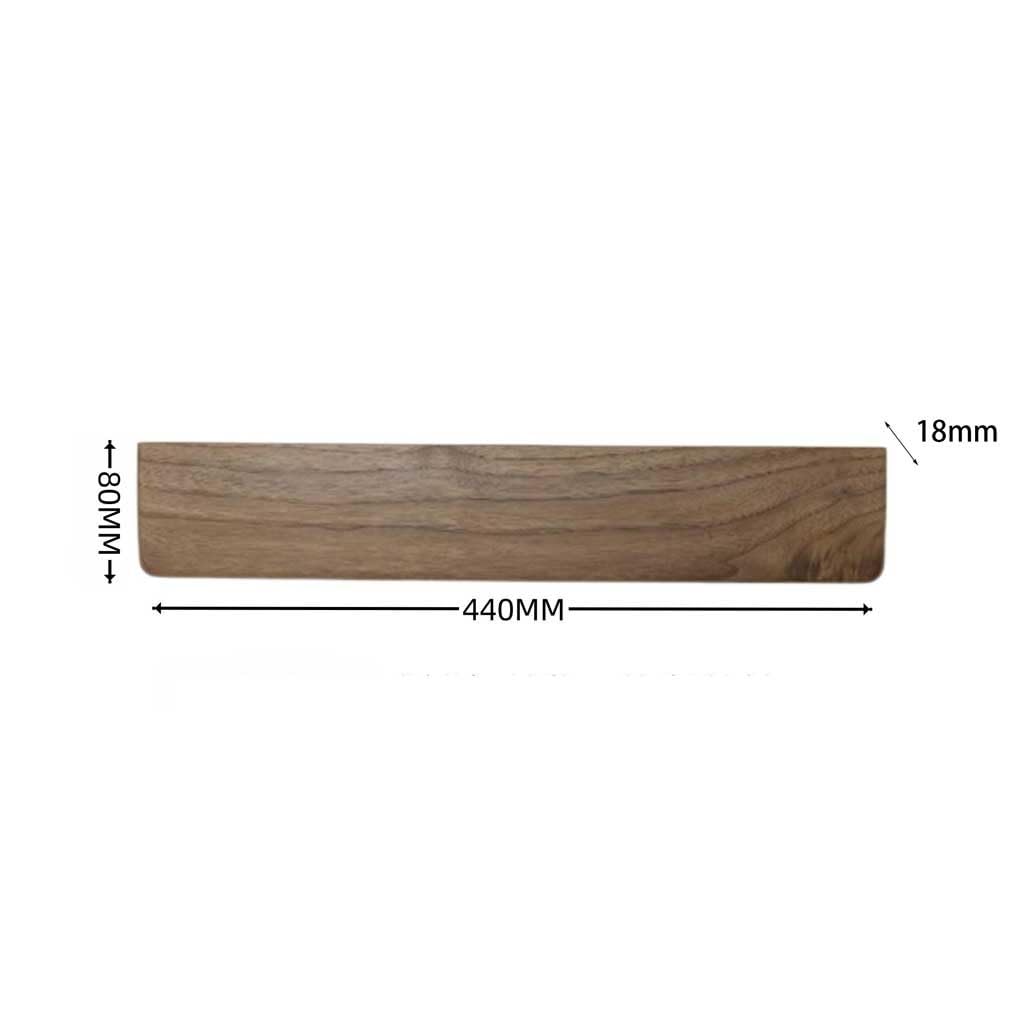 Wrist Rest Tastaturablage aus Holz, massivem, Handgelenkauflage, geeignet for Büro, Laptop, Computer und Gaming, bequemes Tippen Handballenauflage(44cm)