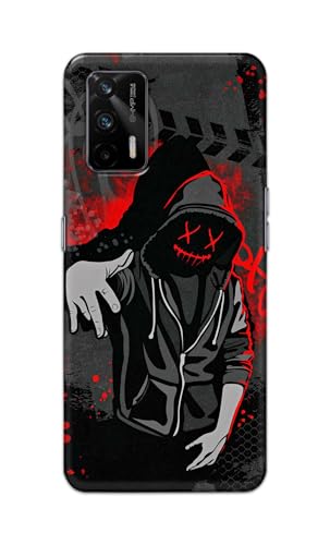 Image of Printed Hard Back Cover for Realme X7 Max 5G Back Cover (Hoodie Rapper) -190724(EA)