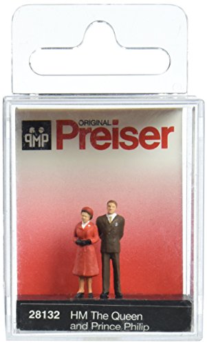 Preiser 28132 Historic People HM The Queen & Prince Philip HO Model Figure