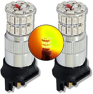MCK Auto  PWY24W PW24W 36SMD LED Canbus Bulbs Indicator Blinkers Amber Orange Very Bright and Without Errors Compatible with A3 8V A4 B8 - EB4R1  Transform Your Ride