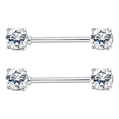 Sllaiss Sterling Silver Nipple Rings Cover