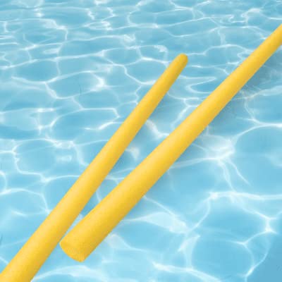 Garden Mile Swimming Pool Noodle - Colourful Foam Noodle for Adults and Kids - Strong and Flexible Pool Float - Learn to Swim with Solid Foam - Durable Swimming Aid for Swimming Pools