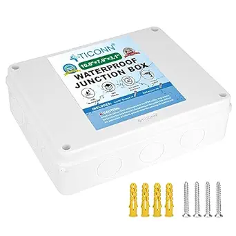 TICONN Junction Box w/Screws, (10.0