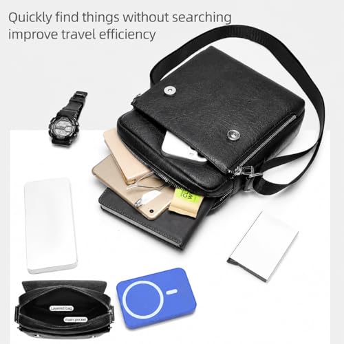 Image of CAVALO - Be Unique Sling Bag| Waterproof | Slim Crossbody Side Bag for Men & Women | Hard Shell Anti-Theft for Travel & Daily Use| Six Pocket|