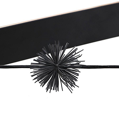 Toparchery 2 Pair Bow String Whiskers Silencers Reduce String Noise Recurve Bow Black For Recurve Compound Bow #TOP1