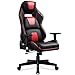 Produktbild GTPLAYER Gaming Stuhl Bürostuhl Schreibtischstuhl Chefsessel Drehstuhl PC-Stuhl Racing Stuhl Höhenverstellbar Innovative Ergonomischer Stuhl mit Breiten Kopf- Rücken-&Lendenwirbelkissen (rot)