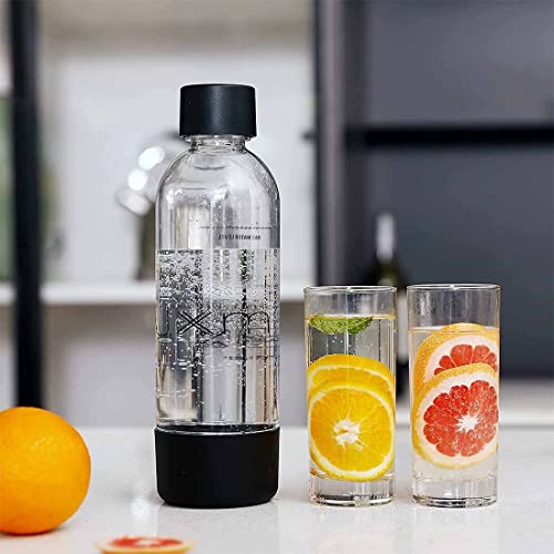 Jxxm 2 Pack 1L Bpa-Free Soda Maker Bottle Carbonation Bottle Sparkling Water Maker Bottle #TOP3