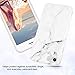 Imikoko iPhone 8 Case, iPhone 7 Case, Phone SE 2020 Case, Flexible Soft TPU Case Print Crystal White Matte Marble Pattern Slim Fit Snap On Hard Shell Back Case for iPhone 7/8/SE 2020