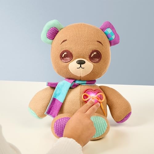 Thready Bear 23008 Interactive 14 Inch Plush Teddy Bear. Make A Wish & Bear Comes To Life. Magical Expressive Button Eyes thumb #7