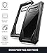 Poetic Galaxy S10 Plus Rugged Clear Case, Full-Body Hybrid Bumper Cover, Support Wireless Charging, Without Built-in-Screen Protector, Guardian Series, Case for Samsung Galaxy S10 Plus 2019, Black