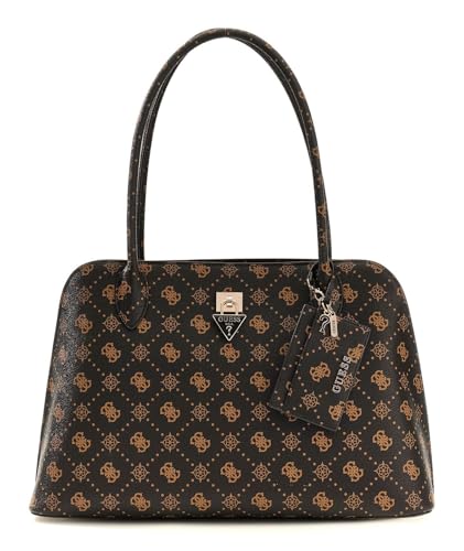Sac GUESS Patsie cabas marron foncé pour le bureau